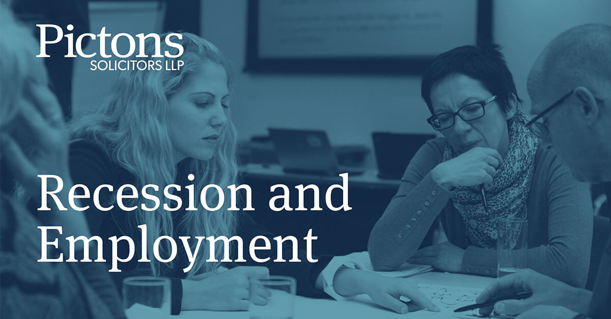 Recession and Employment Pictons