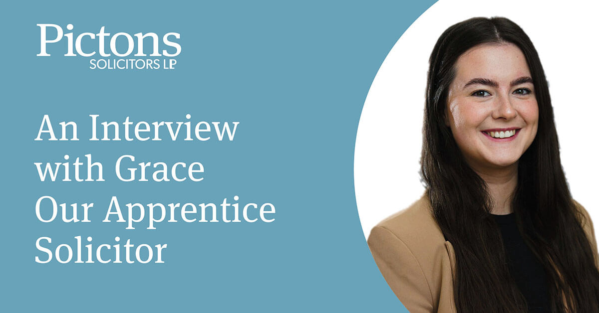 An Interview With Grace Our Apprentice Solicitor Pictons